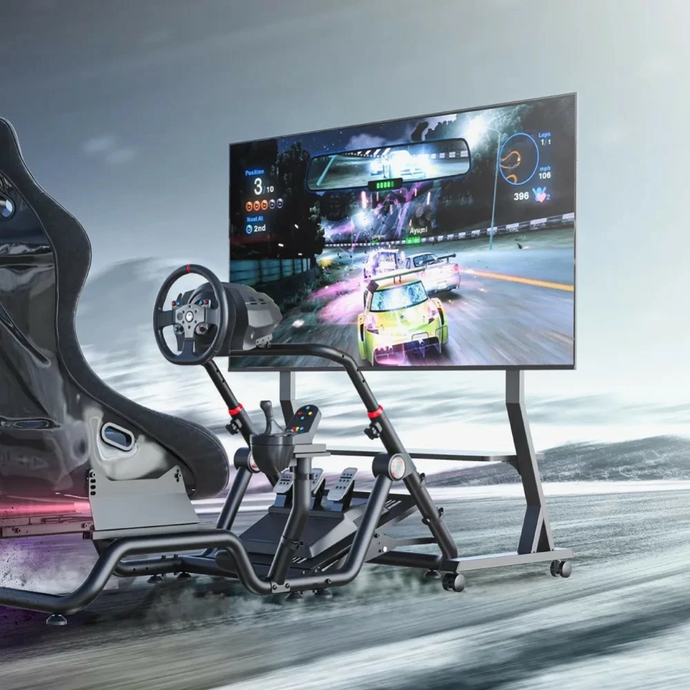 Qëndrim mobil për TV Techly 366983, për ekrane 45-90 inç, 60kg, me rafte, i zi