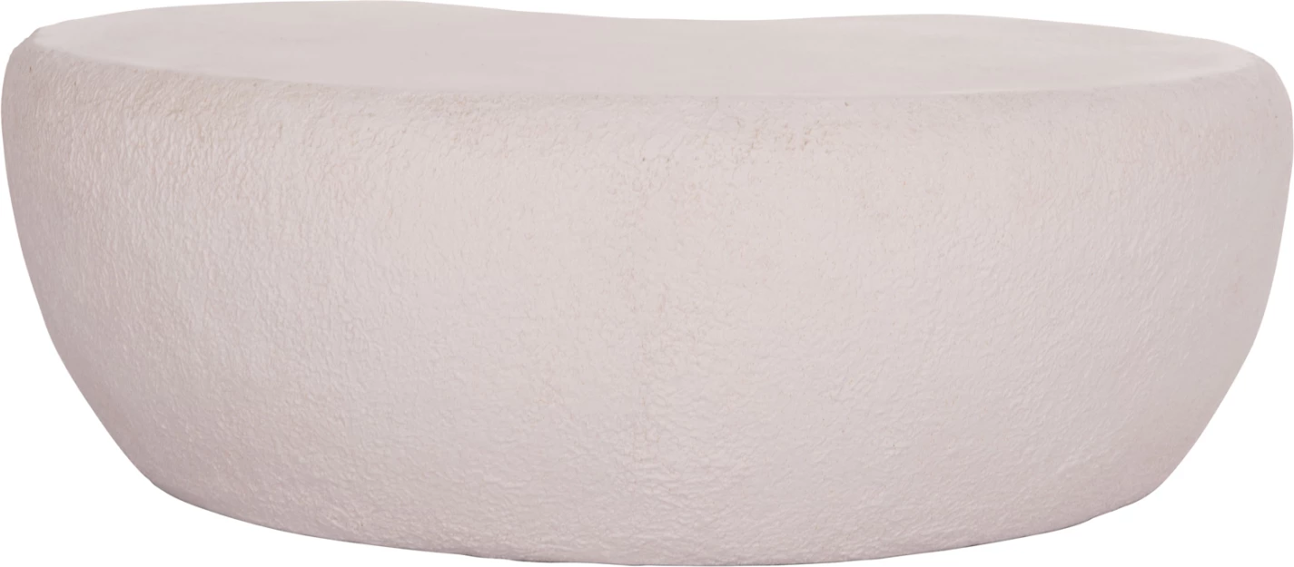 Tavolinë kafeje GERSON, fibër-cement, e bardhë, FH18151.02L, 122x78.5x40cm