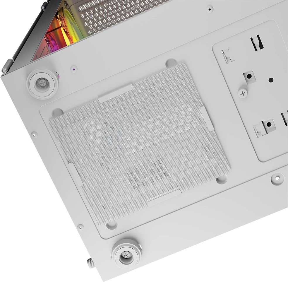 Kasë LOGIC ARAMIS ARGB MINIDI USB 3.0, e bardhë