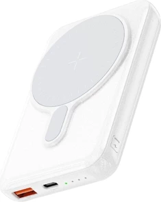 Power Bank Magnetik Remax RPP-85 22.5W, 10000 mAh, e bardhë