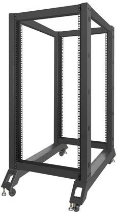 Kasë rack e hapur Lanberg OR01-6022-B, 22U, 600x1000 mm, e zezë