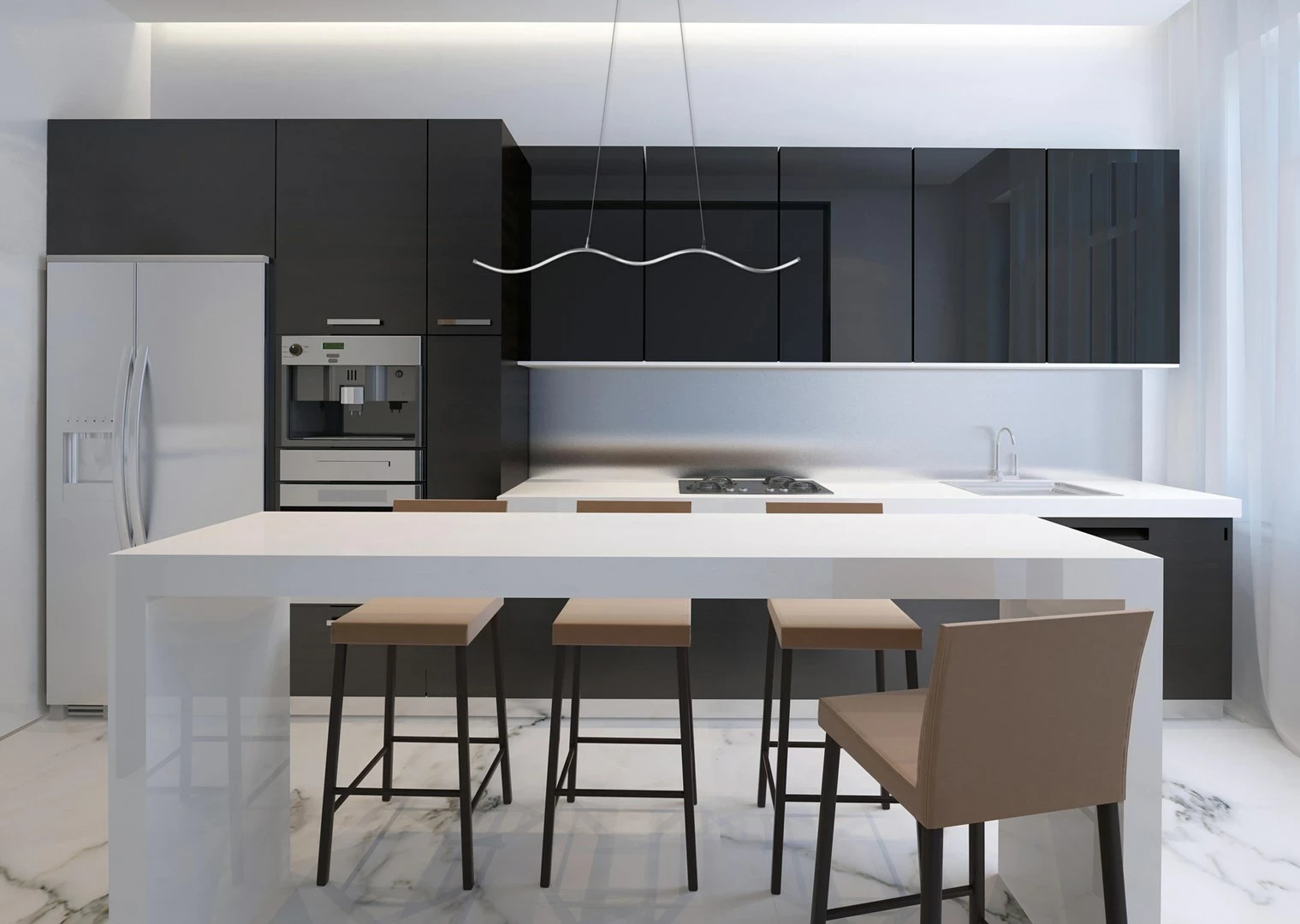 Llambë tavani Activejet AJE-SARA, LED, Argjendtë