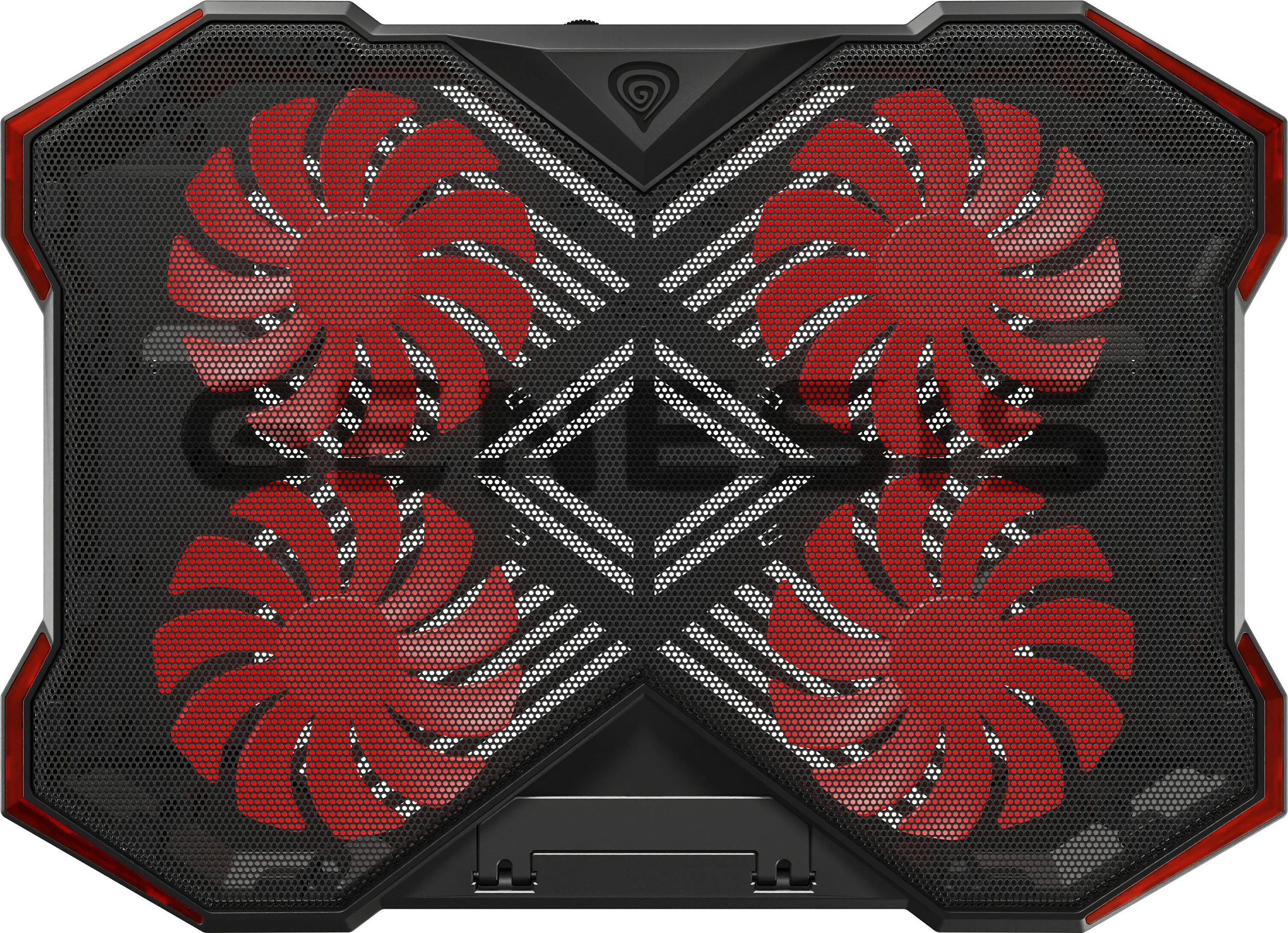 Ftohës notebook Genesis OXID 260, 15.6-17.3 inç, me ndriçim të kuq