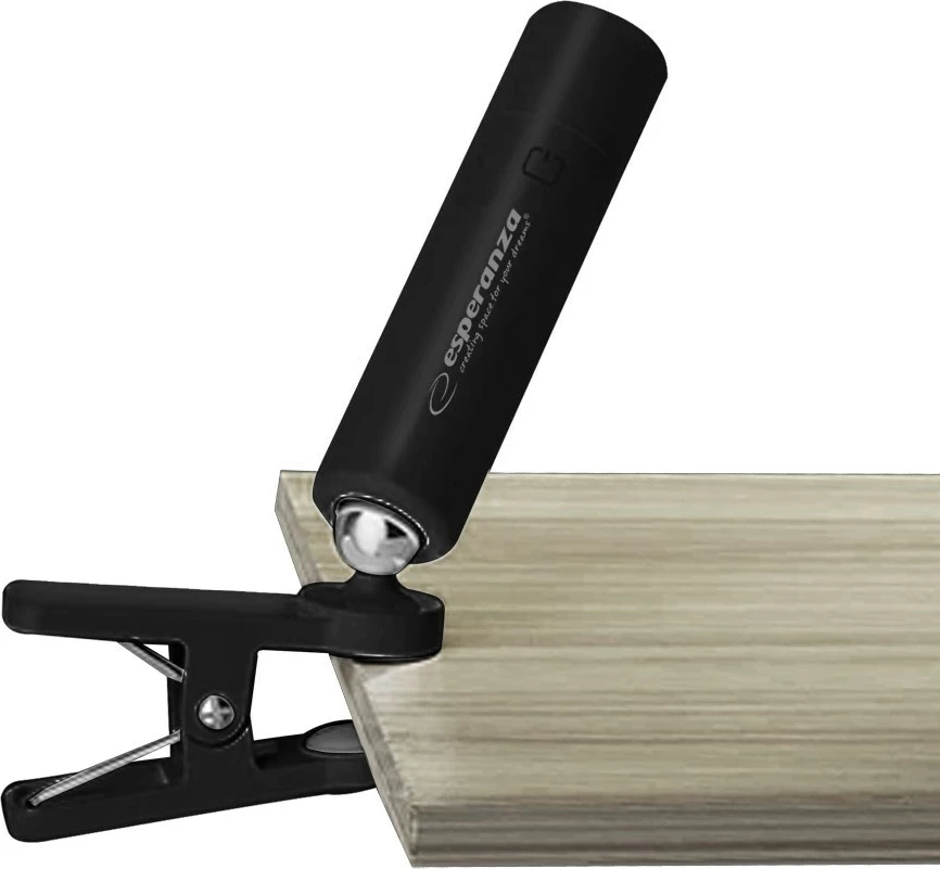 Llambë tavoline LED Esperanza ELD118K, 1800 mAh, me prekje, e zezë