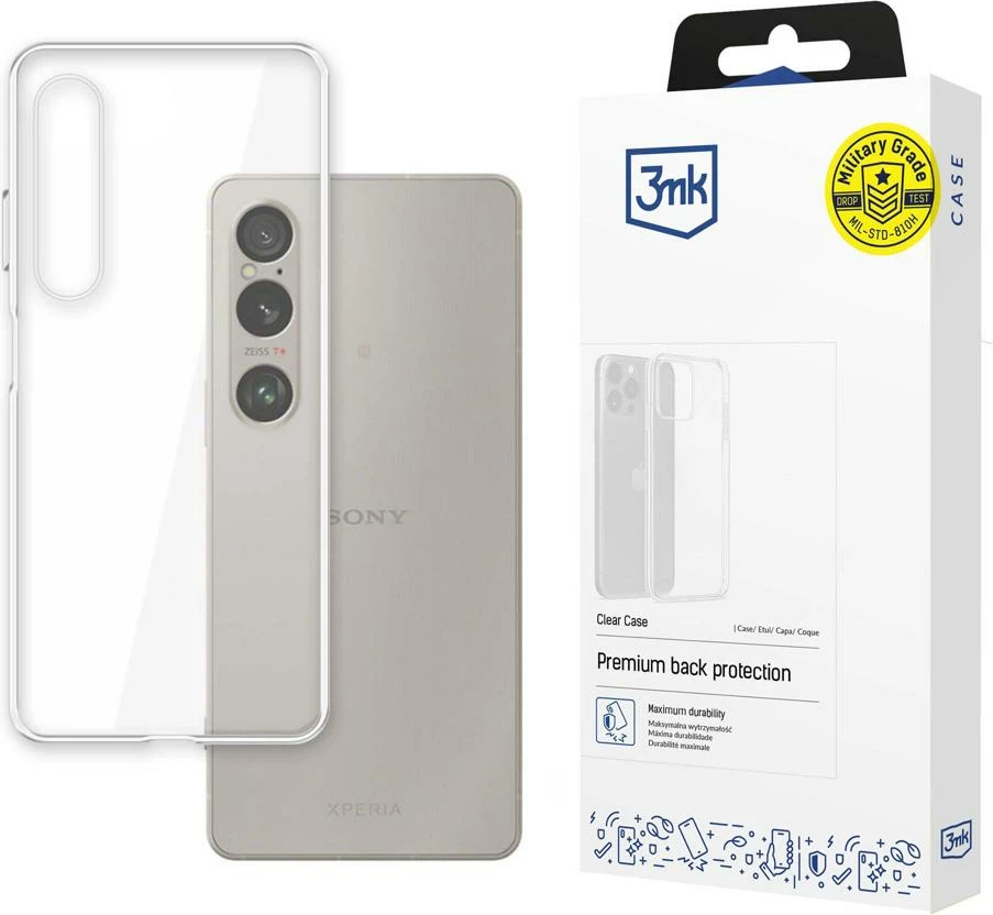 Mbështjellës 3mk Protection Clear Case për Sony Xperia 1 VI, Transparent