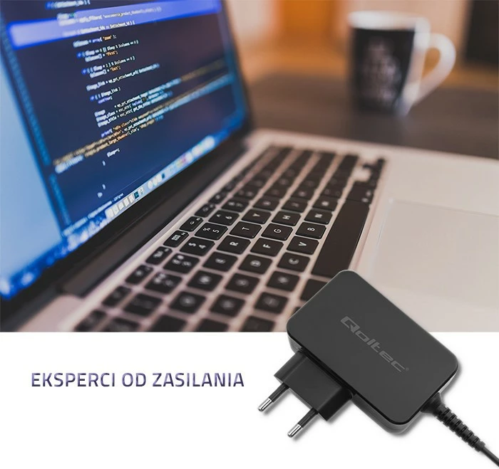 Adapter rryme Qoltec 52393 për Lenovo, 45W, 20V, 2.25A, 4.0x1.7 mm, i zi