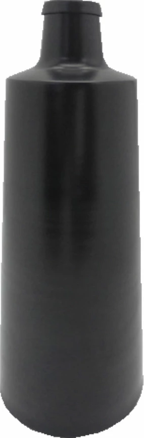 Vazo NERO, hekur, e zezë, 15x15x37 cm