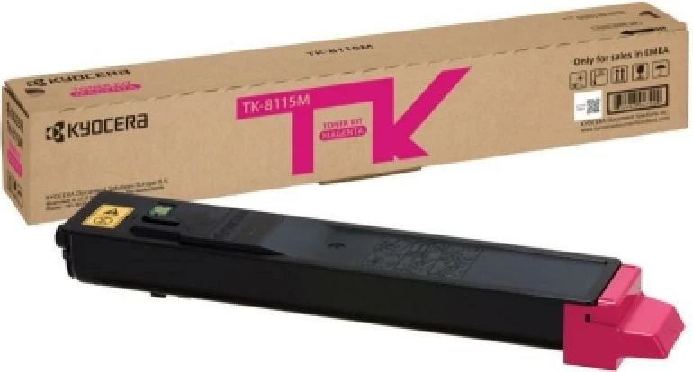 Toner, Kyocera TK-8115 1T02P3BNL0 kapacitet 5,500–8,800 faqe magenta