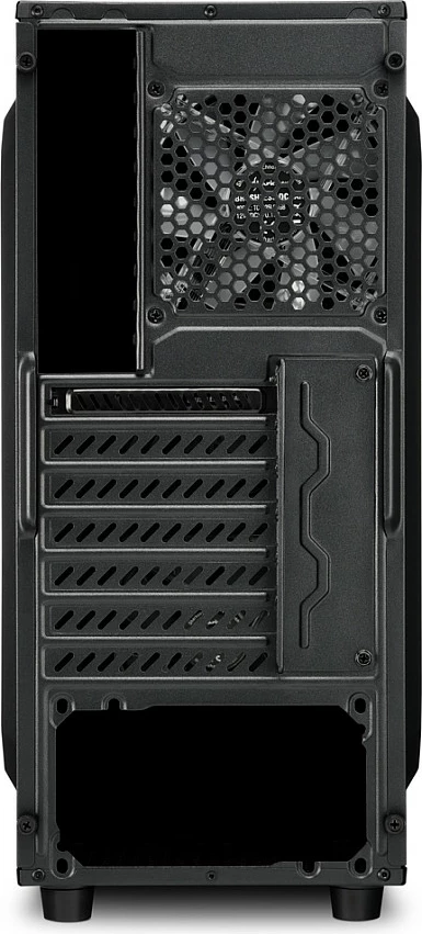 Kasë Sharkoon VG7-W RGB, midi tower, ATX, dritare akrilike, RGB, e zezë