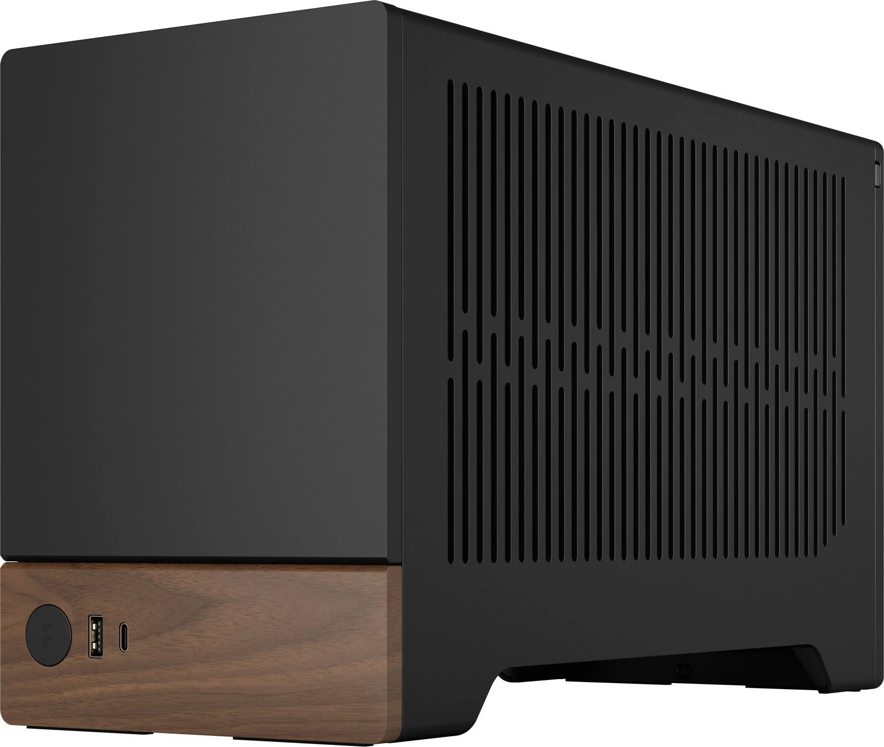Kasë Fractal Design Terra, Mini-ITX, Alumini, Walnut, Graphite