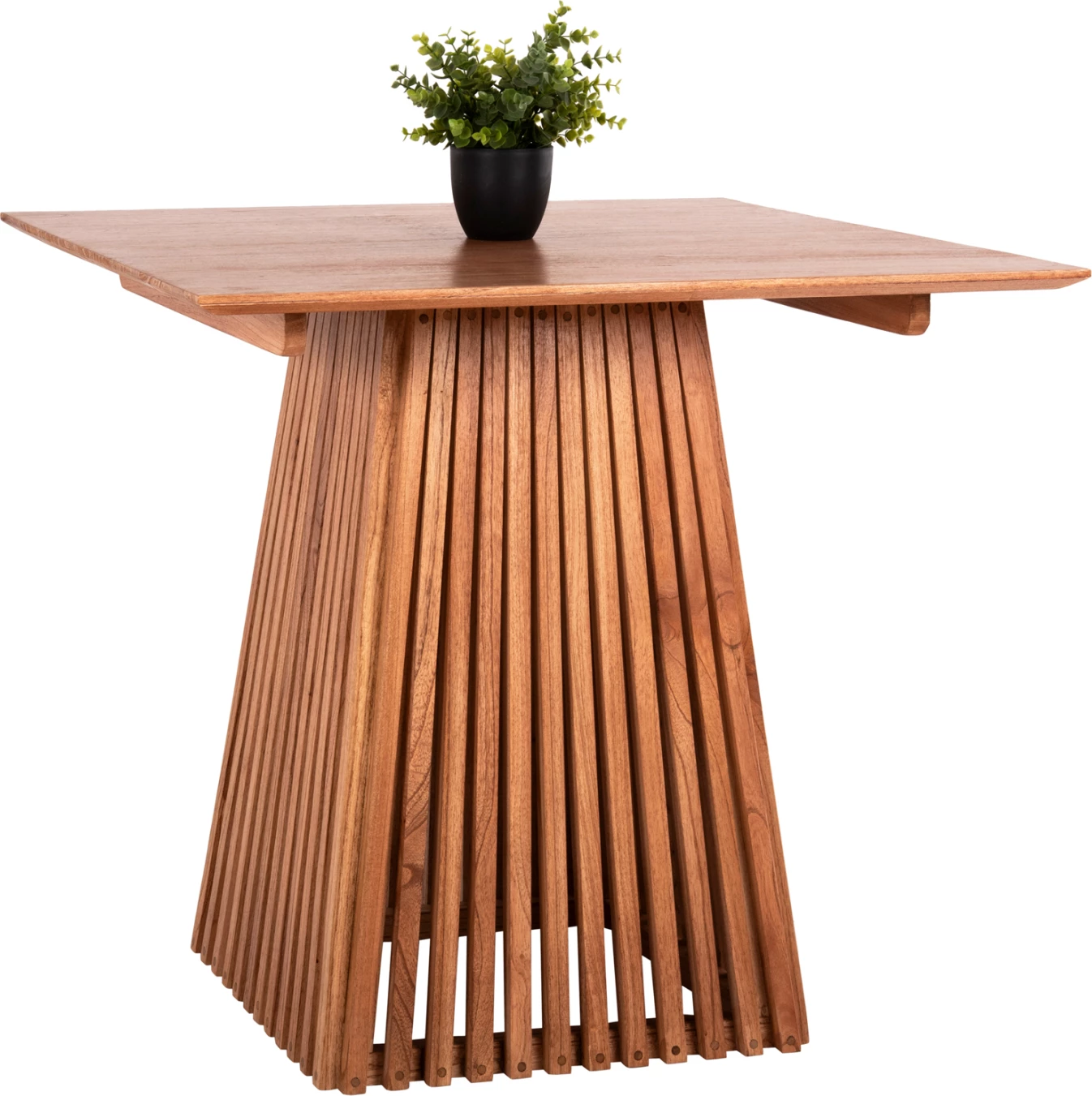 Tavolinë katrore për ngrënie, FRANTZ, dru MINDI, 80x80x75H cm