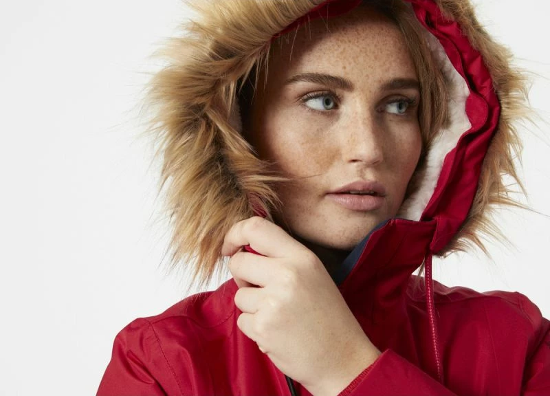 Xhaketë Parka Helly Hansen Mayen për Femra, e Kuqe