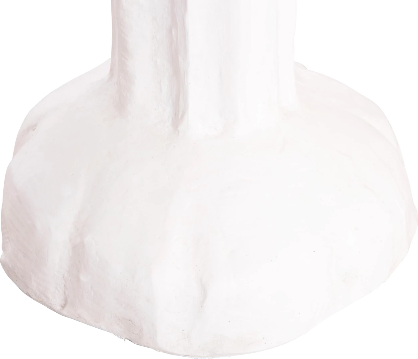 Kaktus dekorativ në dysheme, MDF, ngjyrë e bardhë, 42x30x74H cm