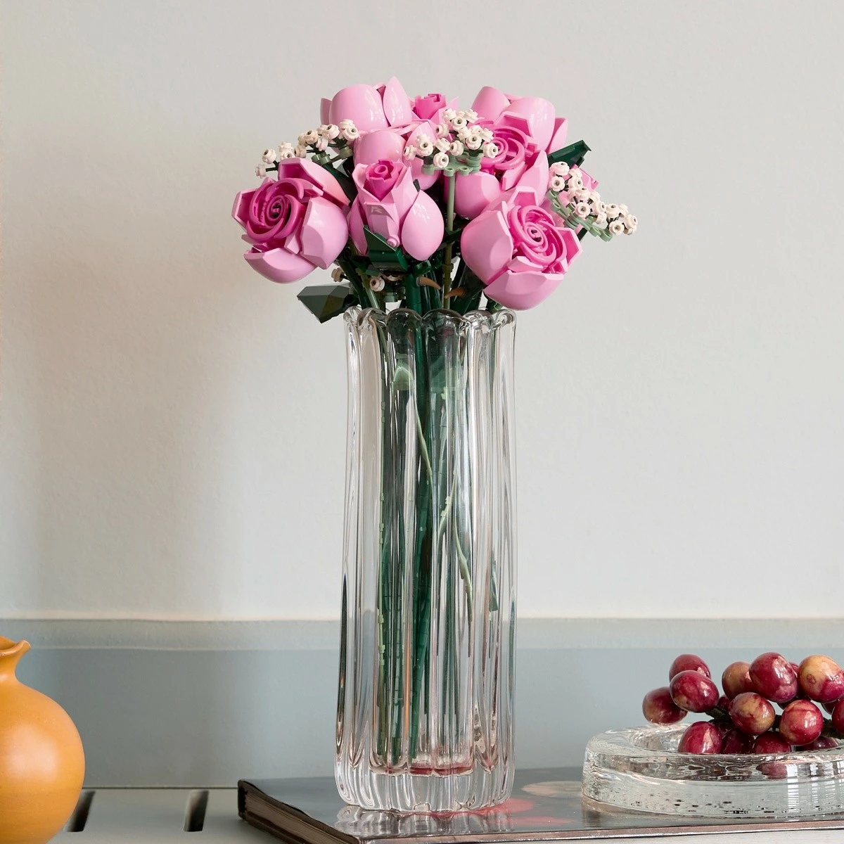 Set ndërtimi, LEGO, Botanicals 10374 Bouquet of Pink Roses, 789 pjesë, për të rritur 18+, rozë