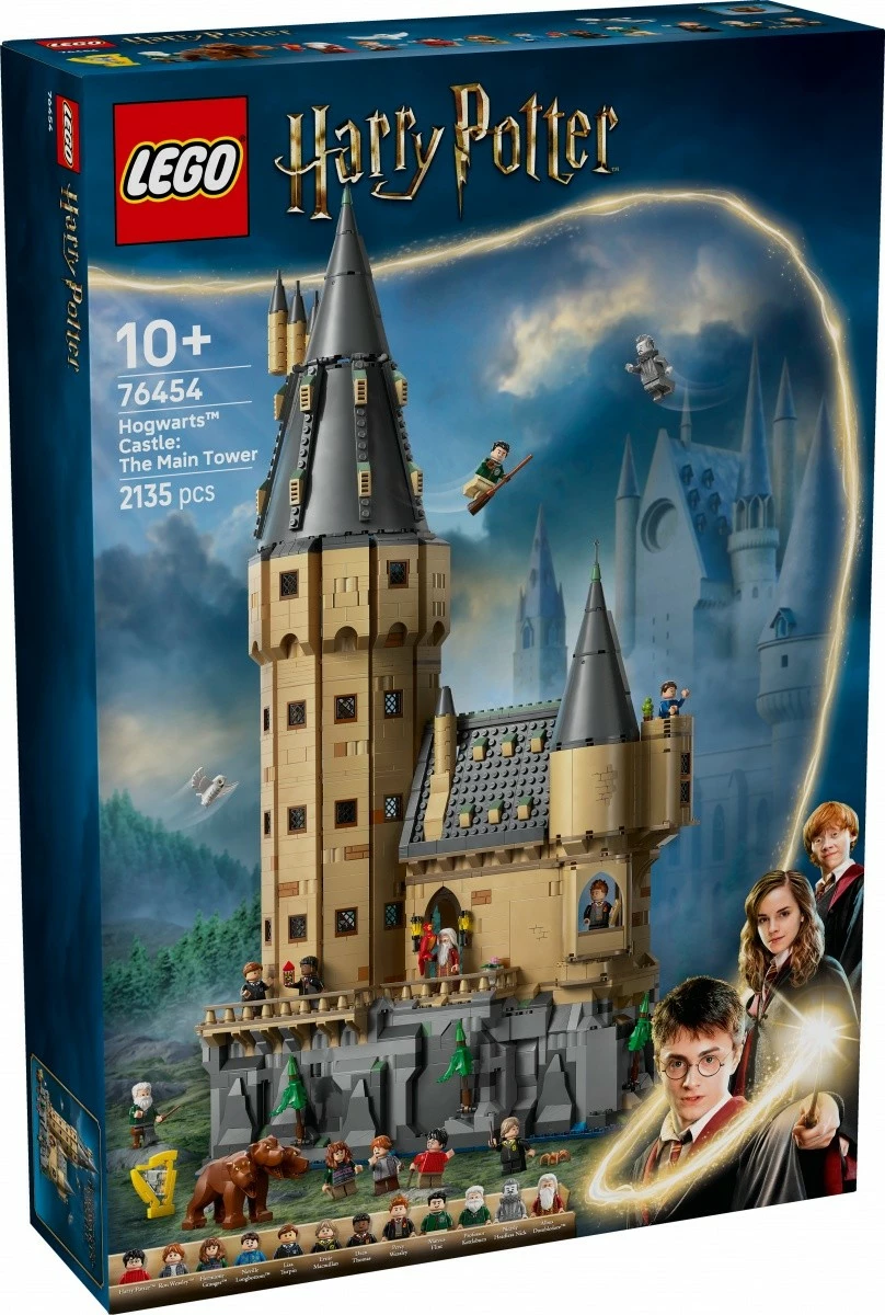 Set LEGO Harry Potter Hogwarts Castle Main Tower 76454, 2135 pjesë, ekstra i madh