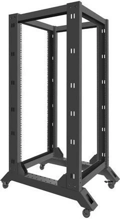 Raft i hapur Lanberg OR01-6827-B, 27U, 600x800mm, i zi