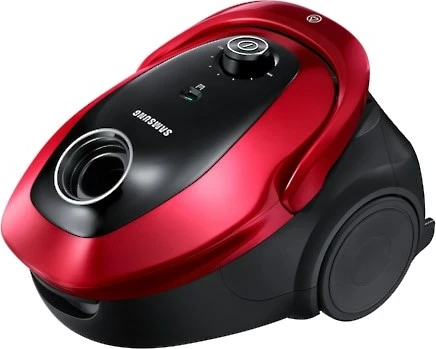 Fshesë elektrike cilindrike Samsung VC07M25E0WR/GE, 2.5L, pa qese, 750W, e kuqe/zezë