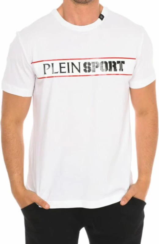 Maicë për meshkuj Plein Sport, e bardhë