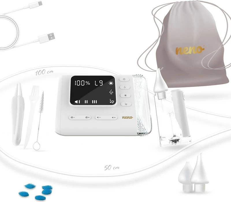 Aspirator nazal pa tela neno NARIZ, i bardhë, 3 mbulesa