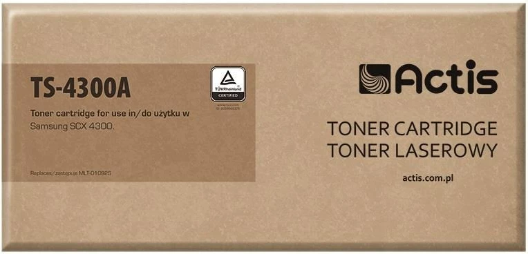 Toner zëvendësues Actis TS-4300A për printer Samsung Actis, i zi