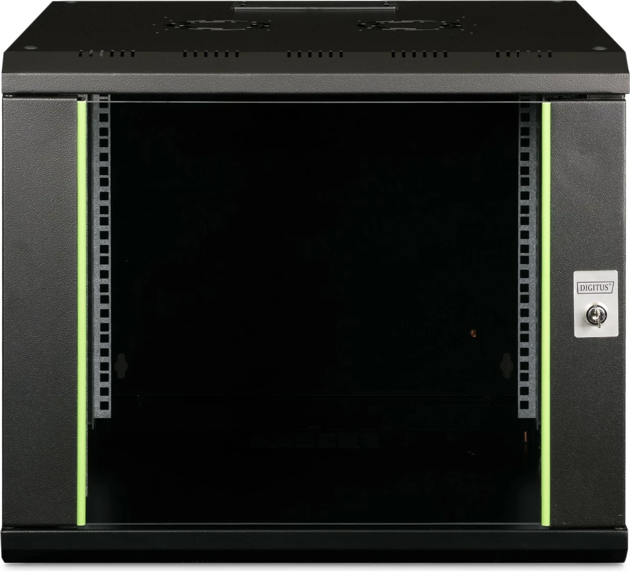 Kasë muri Digitus Unique 9HE, 509x600x600mm, e zezë