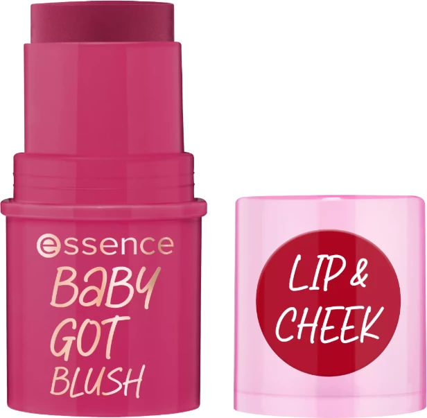 Ruzh për faqe Essence Stick Baby Got Blush 50 Cherry Cherry Baby, 5.5 g