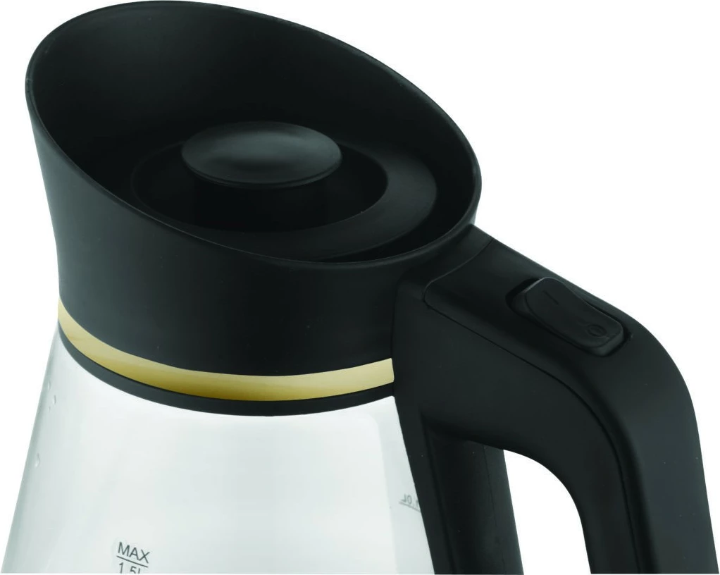 Ibrik elektrik PRIME3 SEK51GL, 1.5L, 2200W, xham, zi/ari