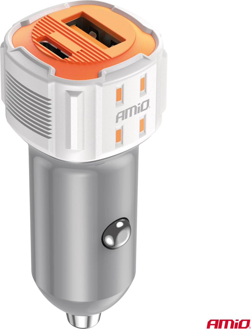 Karikues makine USB-A + USB-C 20W 12/24V 