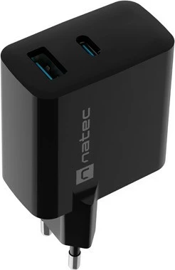 Karikues muri Natec Ribera GAN, 45W, 1x USB-A + 1x USB-C, i zi