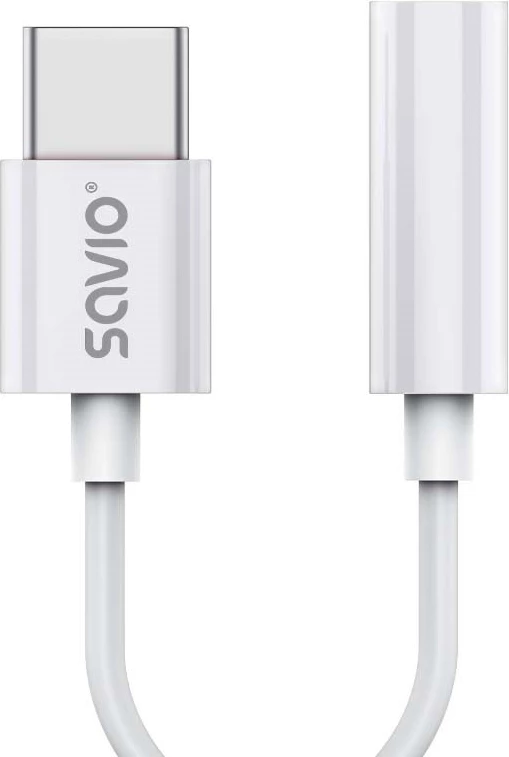 Kabllo USB në audio Savio, 3.5mm 