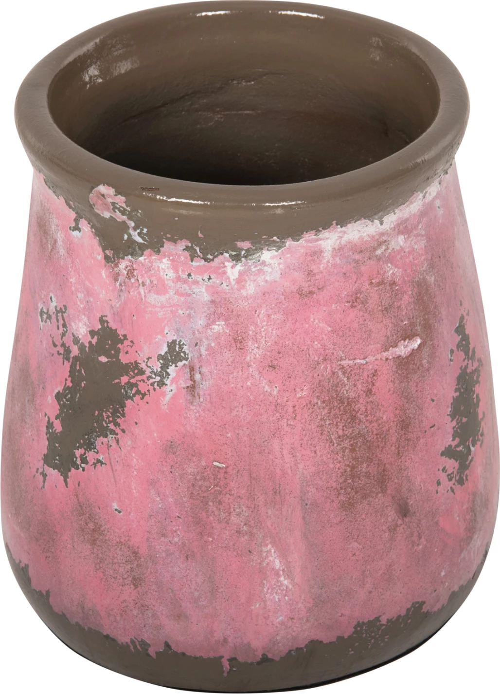 Vazo dekorative FH4381, ngjyrë terrakote, Φ18Χ20Hcm