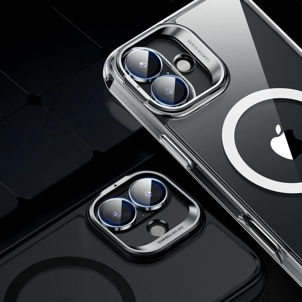 Mbështjellës xhami për kamerë ESR Armorite për iPhone 16 / 16 Plus, Zi