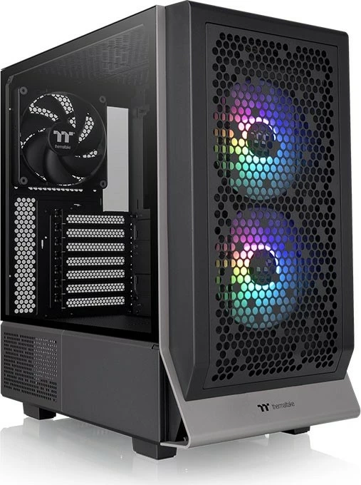 Kasë Thermaltake Ceres 300 TG ARGB, Midi Tower, xham i temperuar, e zezë