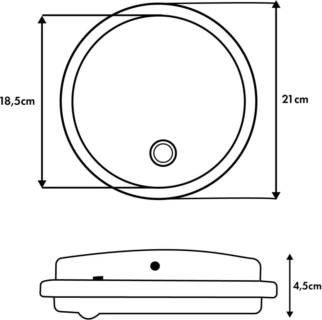 Llambë LED me sensor lëvizje PIR Maclean MCE525 W 10W 1000 lm 4000K IP65 e bardhë