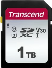SD kartelë Transcend 300S 1TB, SDXC, Class 10, UHS-I, V30, e zezë