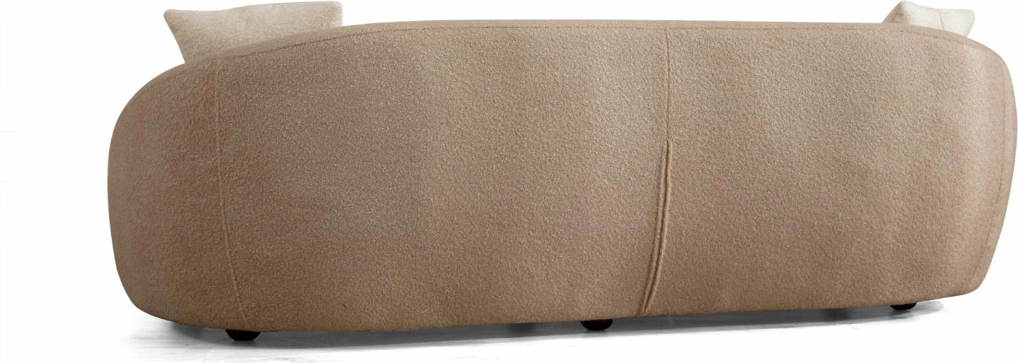 Divan treshe Atelier del Sofa, Napoli, ngjyrë kapuçino