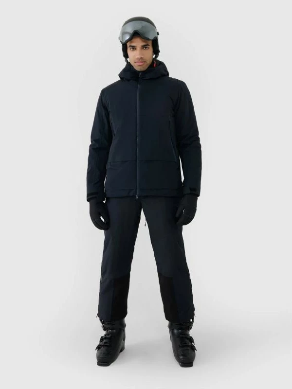 Jakne ski për meshkuj 4f, e zezë