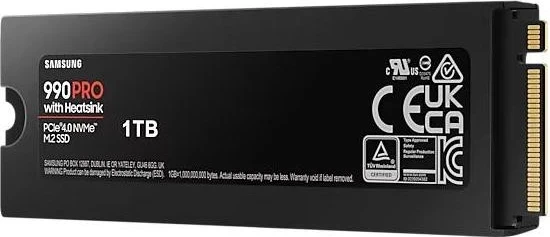 Disk SSD Samsung 990 PRO, 1TB, M.2 2280 PCI-E x4 Gen4 NVMe
