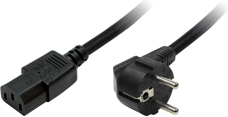 Kabllo energjie për kompjuter LogiLink, e zezë