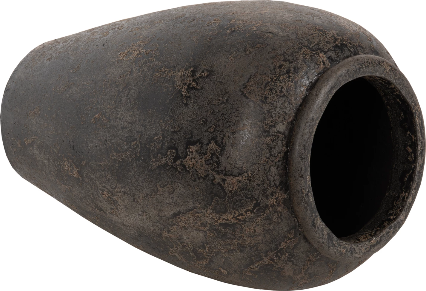 Vazo dekorative për dysheme SPARTA, ngjyrë e zezë, Φ47x69H cm