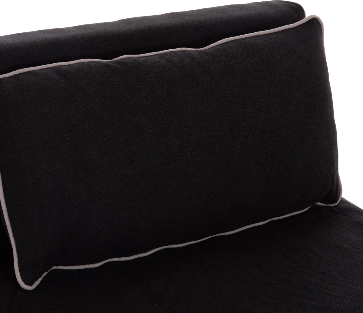 Fotel-krevat BRAXTON, material i zi, FH8425.03, 78x88x78cm