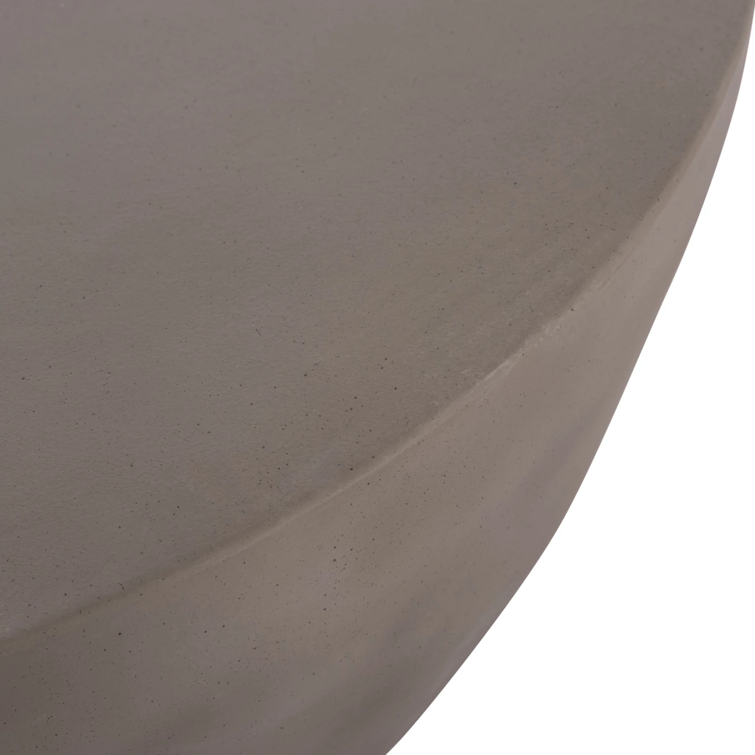 Tavolinë kafeje rrethore ALLAN, fibër-cement, gri, FH18162.03, Φ92x49Hcm