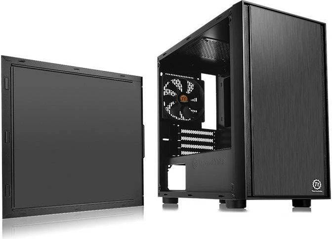 Kasë Thermaltake Versa H17, microATX, USB 3.0, E zezë