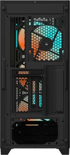 Kasë GIGABYTE C301 GLASS V2 (GB-C301G V2), mid tower, E-ATX, USB 3.1 Gen2 Type-C, ARGB, e zezë
