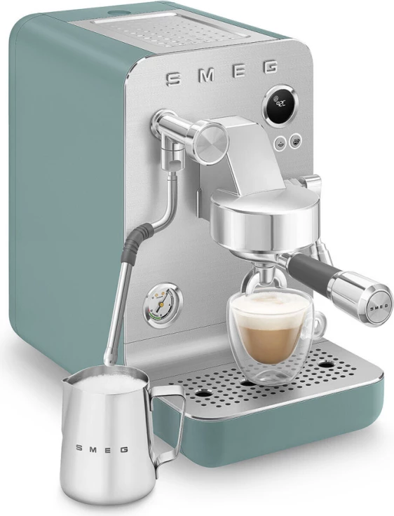 Makinë kafeje espresso SMEG EMC02EGMEU, jeshile smerald