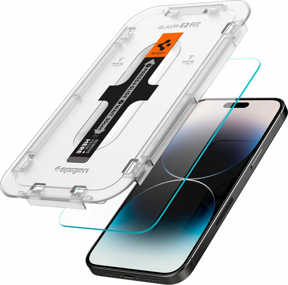 Xham mbrojtës Spigen Glas.tR EZ Fit për iPhone 14 Pro Max, 2 copë