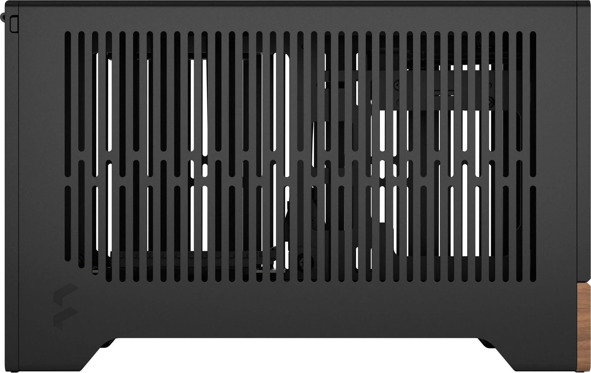 Kasë Fractal Design Terra, Mini-ITX, Alumini, Walnut, Graphite