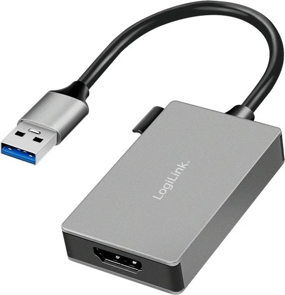 Adapter USB 3.0 në HDMI LogiLink UA0233A, Gri