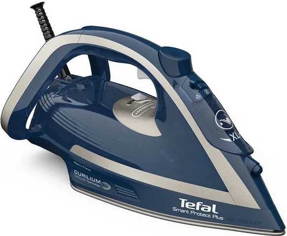 Hekur me avull, Tefal, FV6872E0 Smart Protect Plus, 2800W, 270 ml, 40 g/min, 260 g/min boost, blu
