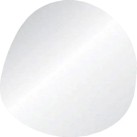 Pasqyrë dekorative Soul, formë abstrakte, MDF, 30x30cm